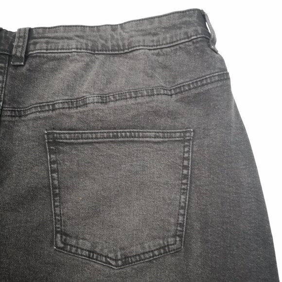 NWT Devoted Plus Ladies Size 1X Black Midi Length Denim Skirt - Picture 13 of 15